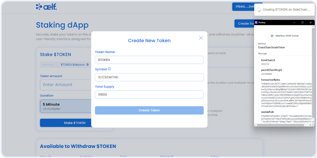 staking-create-token-sidechain-request