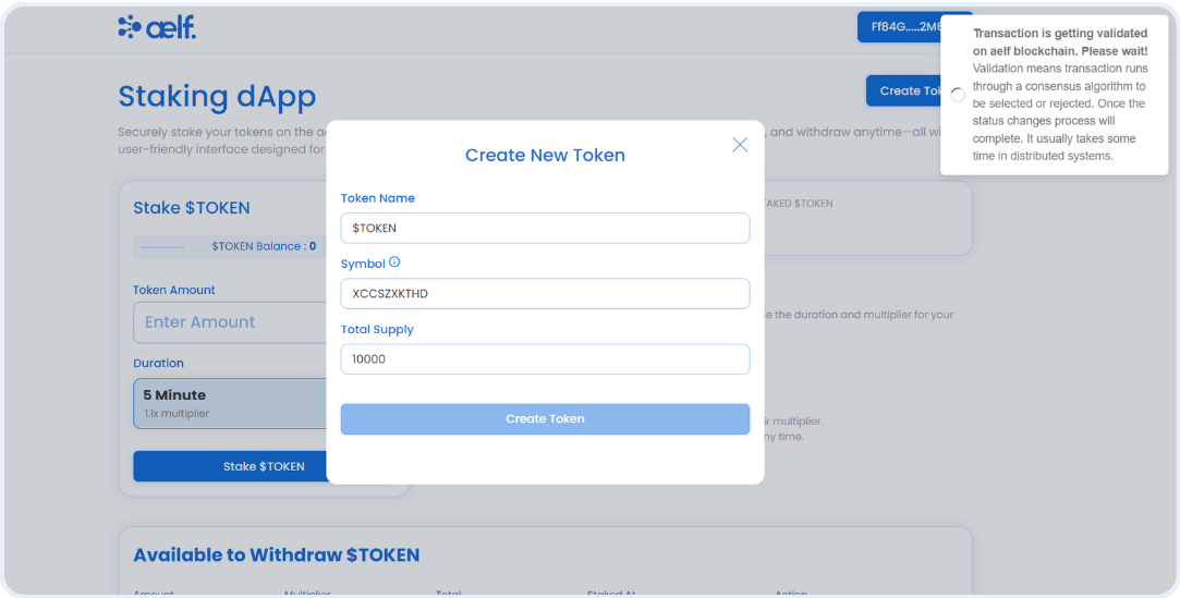 staking-create-token-validating